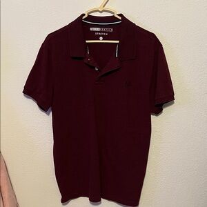 Aeropostale Men's Stretch Polo Shirt - Maroon